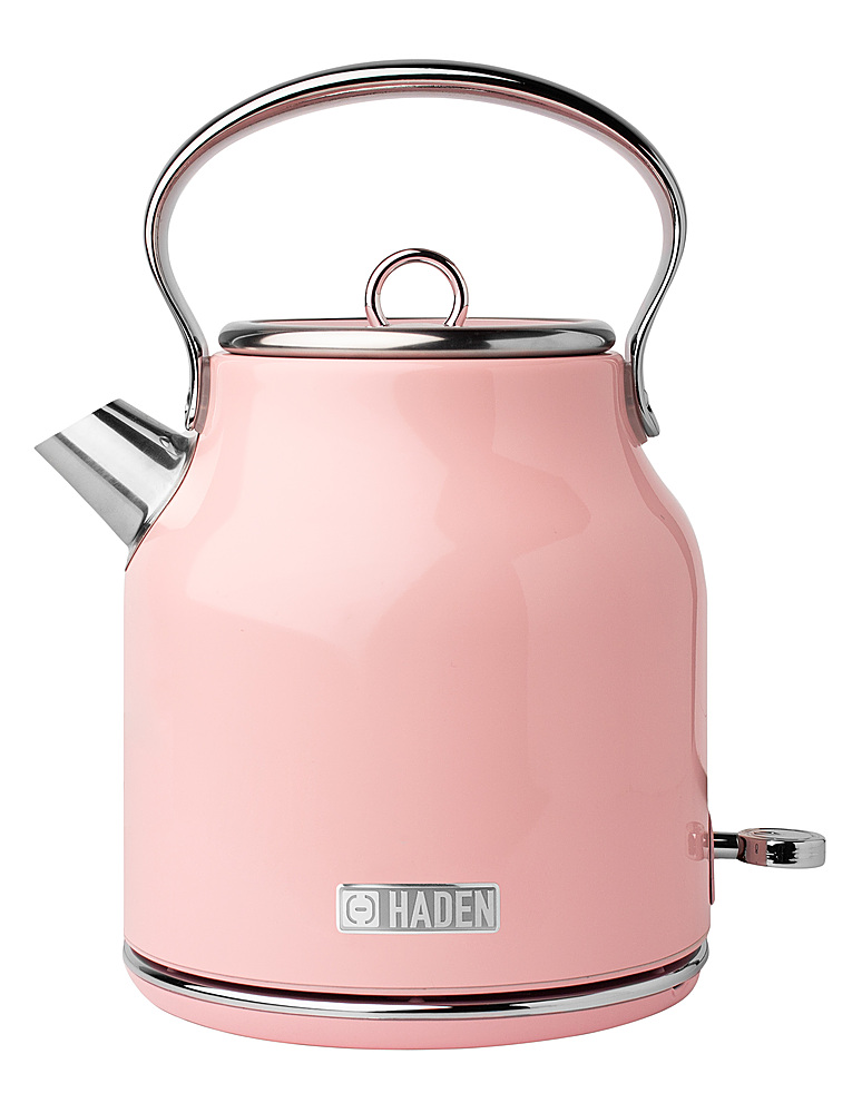 Haden - Heritage  1.7 Liter Electric Kettle Stainless Steel with Auto Shut-Off - English Rose