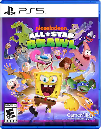 Front. GameMill Entertainment - Nickelodeon All-Star Brawl. - E10+ (Everyone 10+)