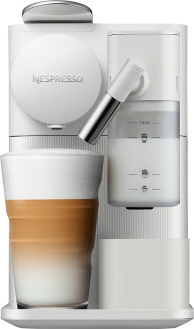 Daddy Stå sammen Rend Nespresso Lattissima One Original Espresso Machine with Milk Frother by  DeLonghi White EN510W - Best Buy