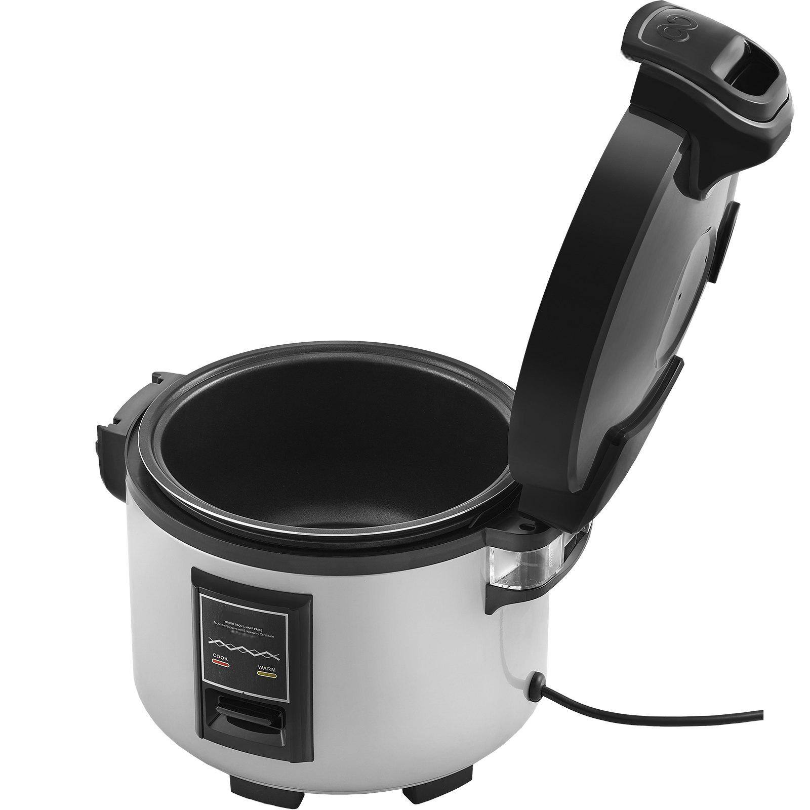Alt View 4. Glintex - 60-Cup Commercial Rice Cooker 13L Non-Stick Pot Large Electric Rice Cooker，Keep Warm Function for Restaurant or Catering - Natural.