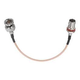 Unique Bargains - 0.66FT 3G-SDI Cable BNC Male to Female HD-SDI RG179 Coaxial Video Jumper for CCTV Monitor - Orange