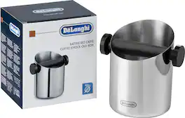 De'Longhi - De’Longhi Knock Box DLSC059 - Polished Stainless Steel
