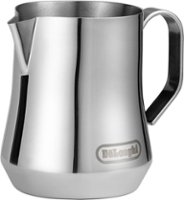 De'Longhi - DeLonghi Milk Frothing Pitcher - Stainless Steel - Front_Zoom