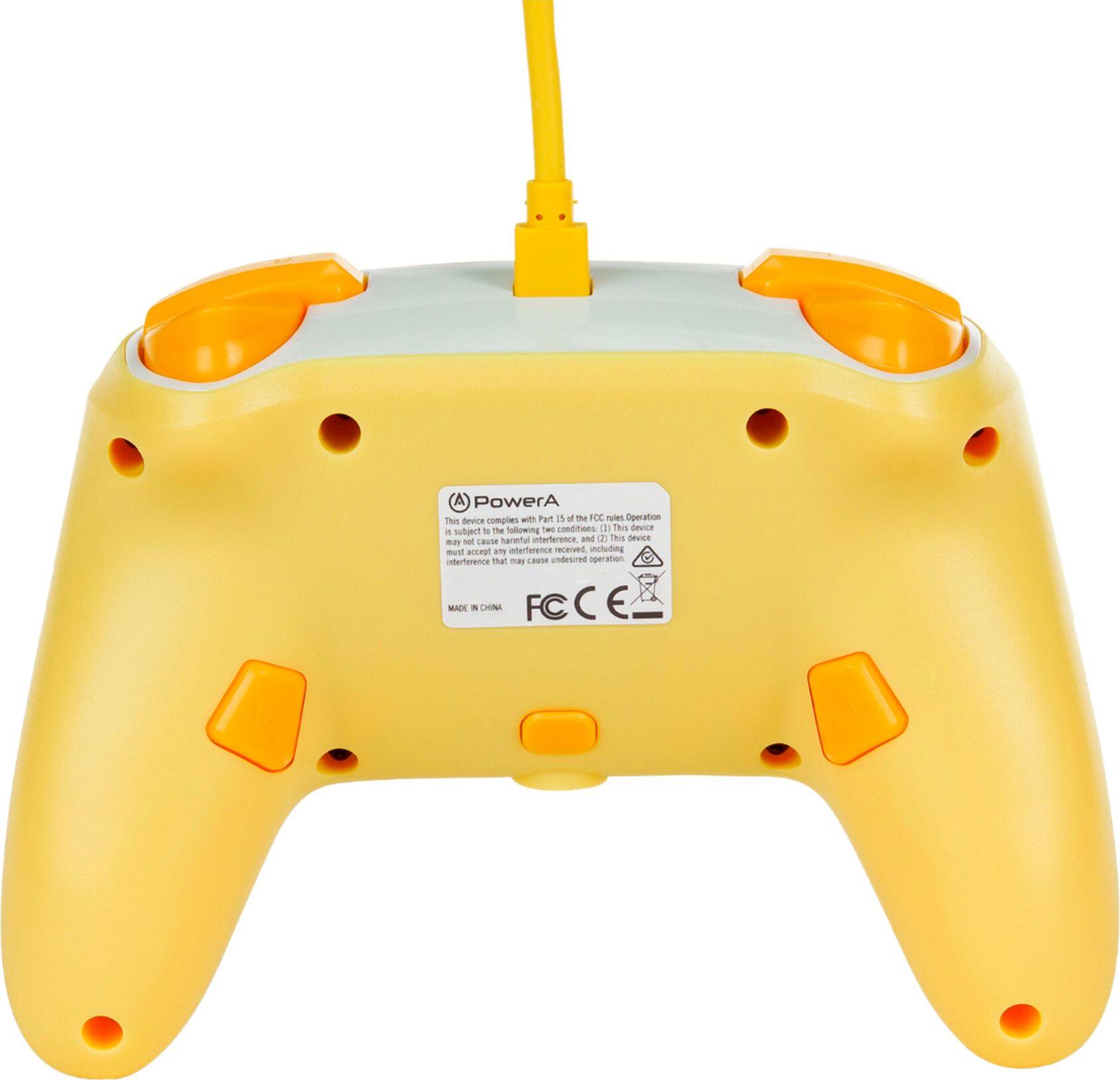 Back. PowerA - Enhanced Wired Controller for Nintendo Switch - Isabelle.