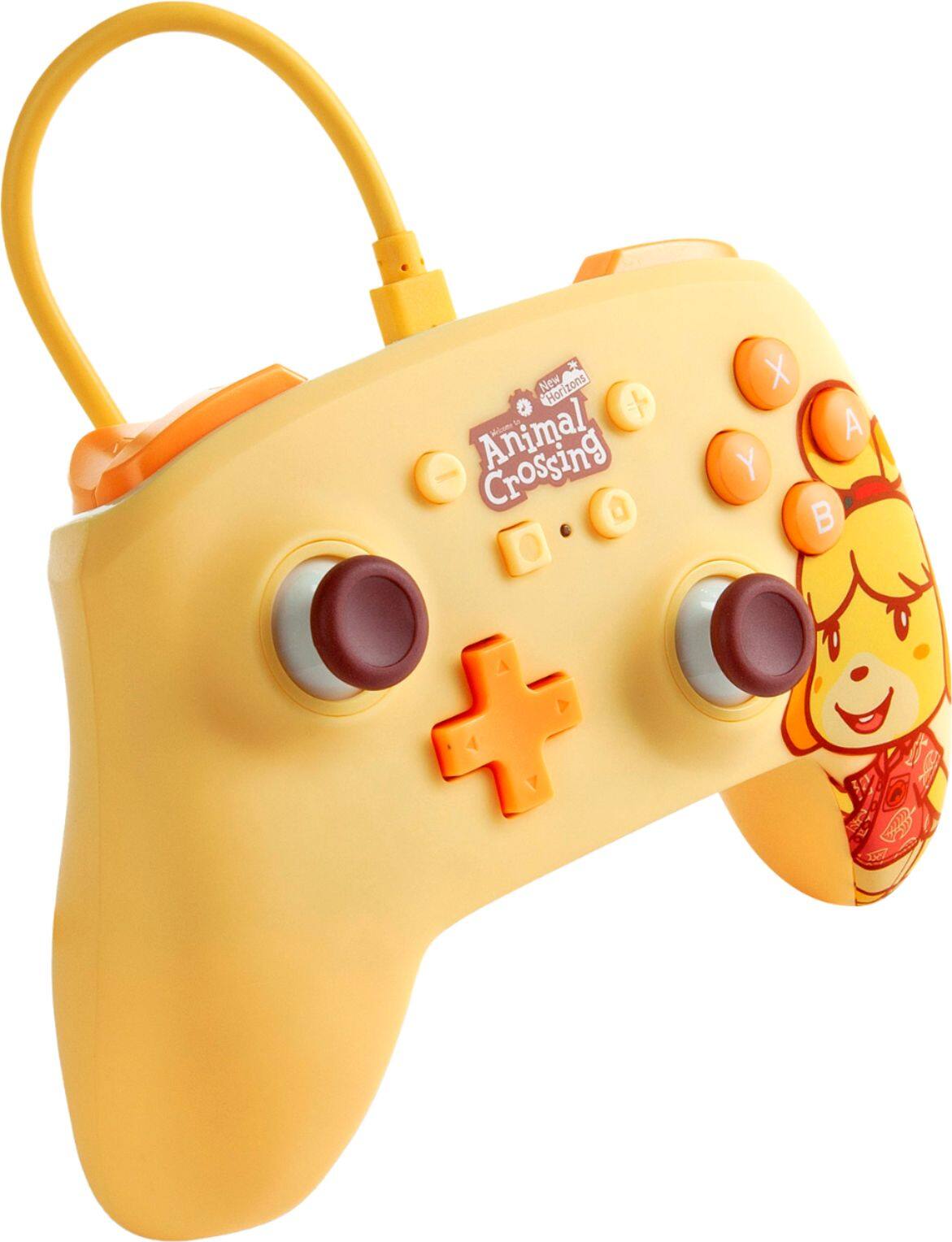 Angle. PowerA - Enhanced Wired Controller for Nintendo Switch - Isabelle.