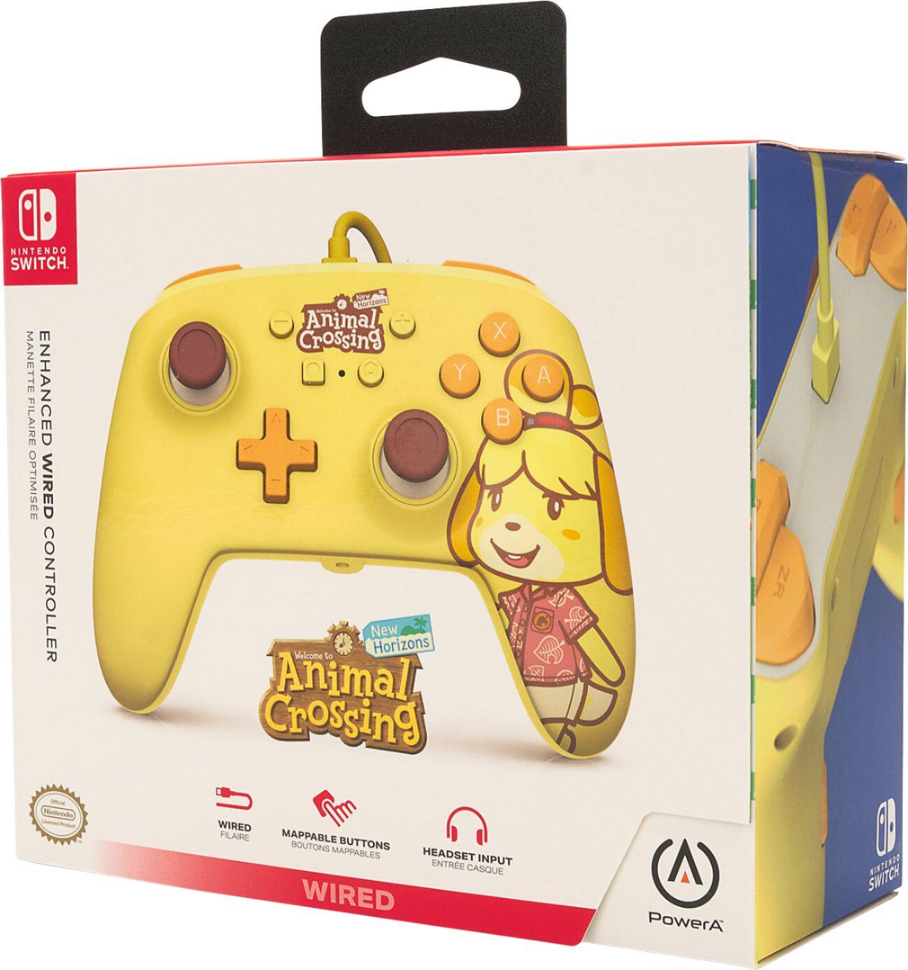 Alt View 17. PowerA - Enhanced Wired Controller for Nintendo Switch - Isabelle.