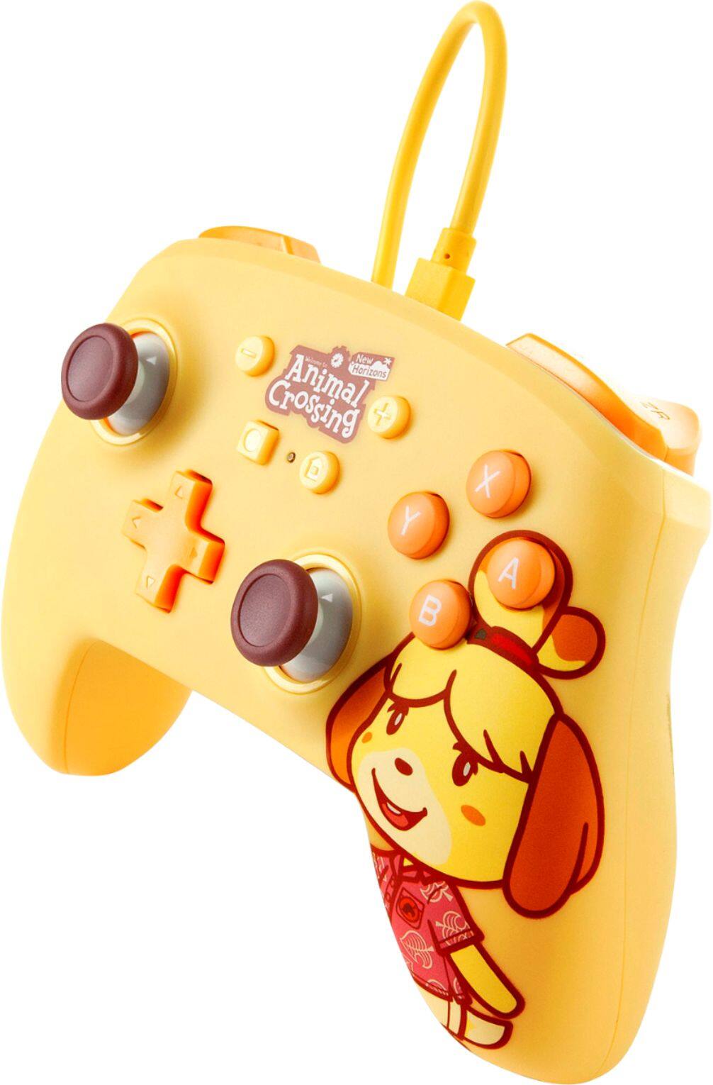 Left. PowerA - Enhanced Wired Controller for Nintendo Switch - Isabelle.