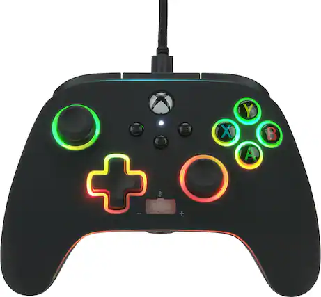 Front. PowerA - Spectra Enhanced Wired Controller for Xbox Series X|S - Spectra Infinity.