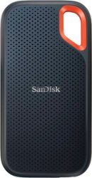 SanDisk - Extreme Portable 4TB External USB-C NVMe SSD - Black - Front_Zoom