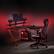 Alt View 12. OSP Home Furnishings - Avatar Battlestation Gaming Desk - Red.