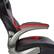 Alt View 13. OSP Home Furnishings - Oversite Gaming Chair in Faux Leather - Red.