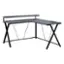 Angle. OSP Home Furnishings - Checkpoint Battlestation L shaped Gaming Desk with RGB LED Lights - Black.