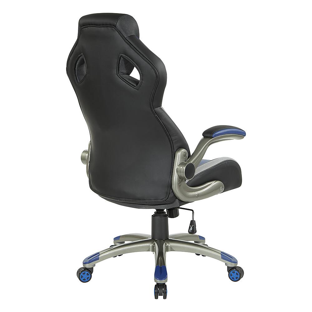 Alt View 12. OSP Home Furnishings - Ice Knight Gaming Chair in Blue - Blue.