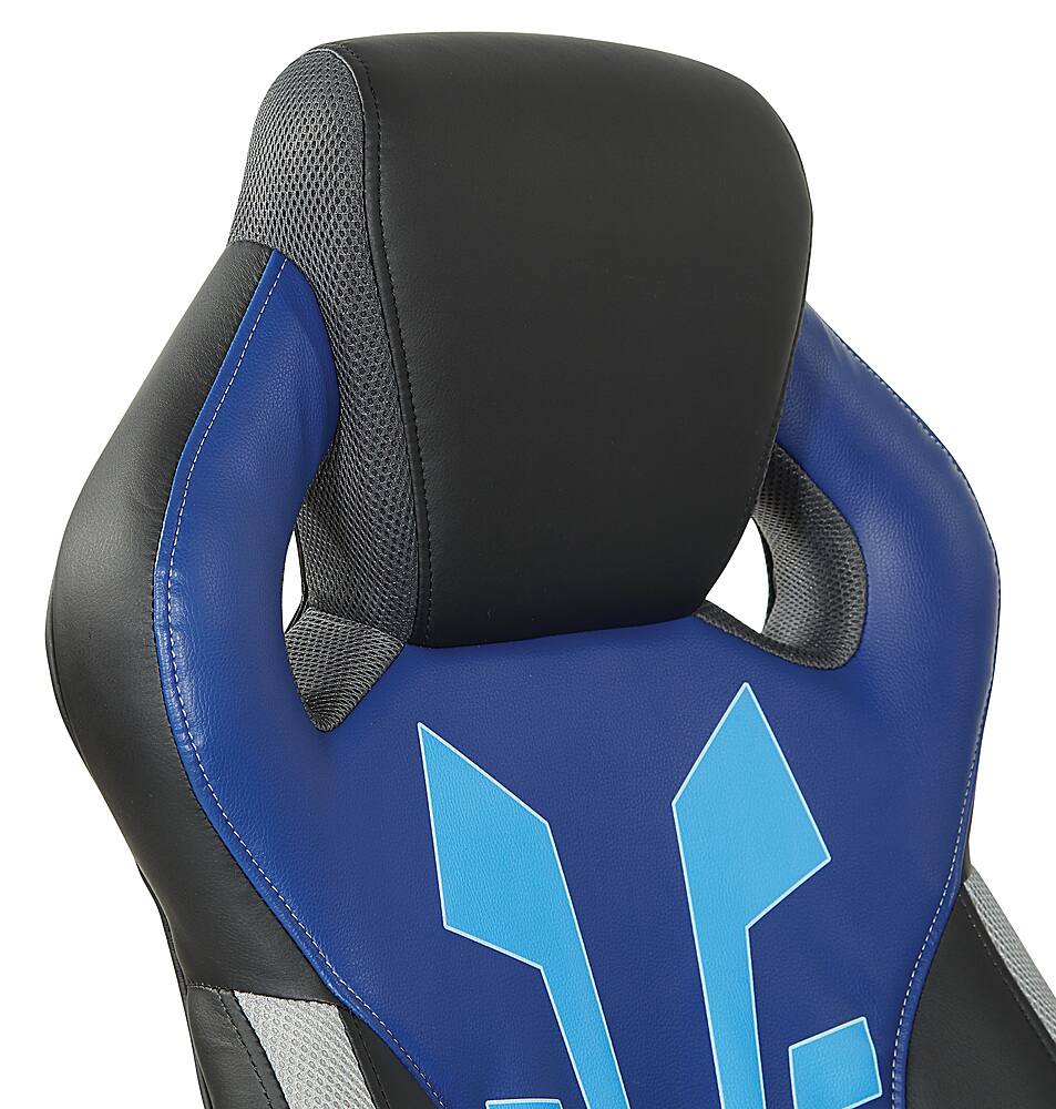 Alt View 19. OSP Home Furnishings - Ice Knight Gaming Chair in Blue - Blue.