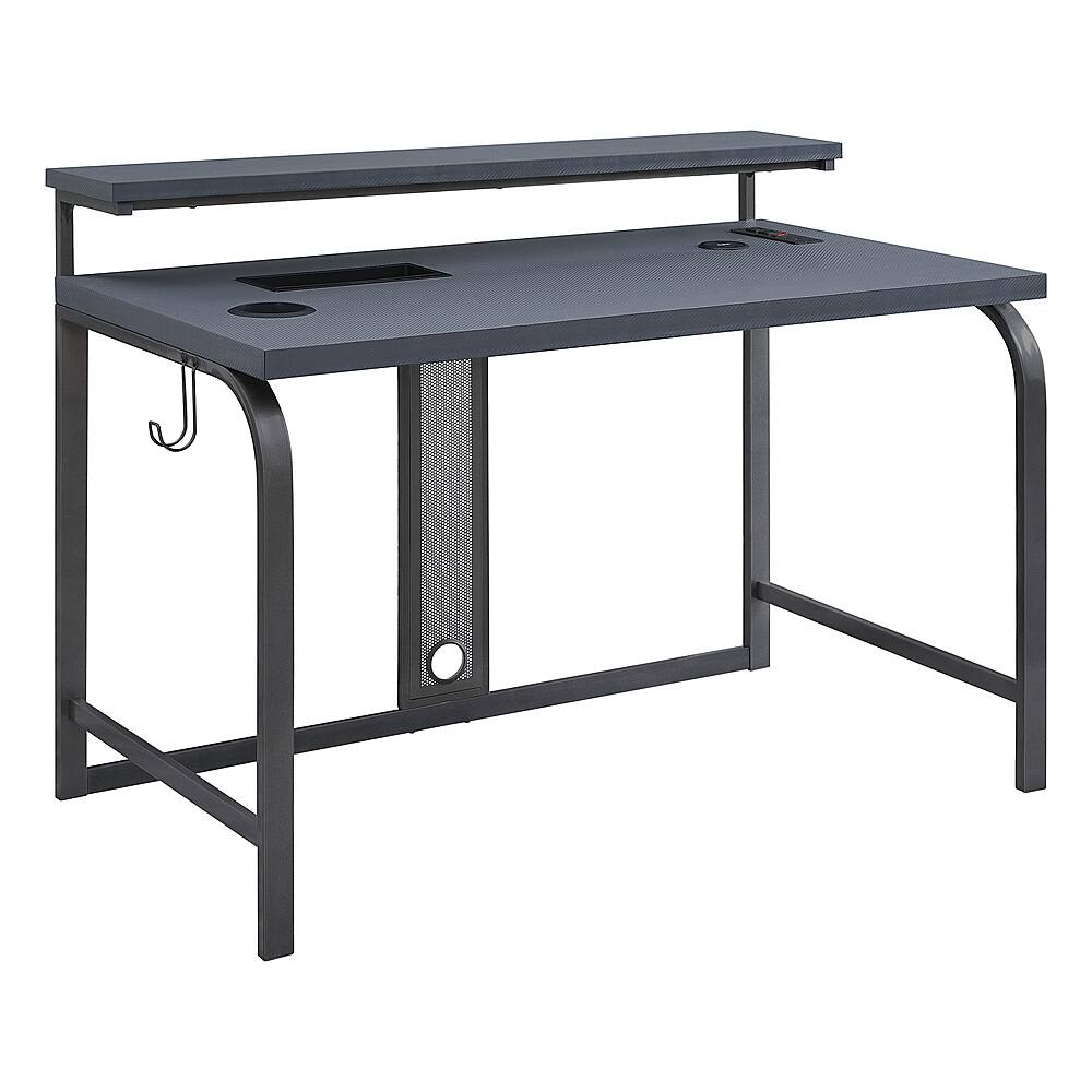 Angle. OSP Home Furnishings - Reload 48” Gaming Desk - Slate.
