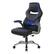 Angle. OSP Home Furnishings - Oversite Gaming Chair in Faux Leather - Blue.