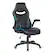 Angle. OSP Home Furnishings - Xeno Gaming Chair in Blue Faux Leather - Blue.