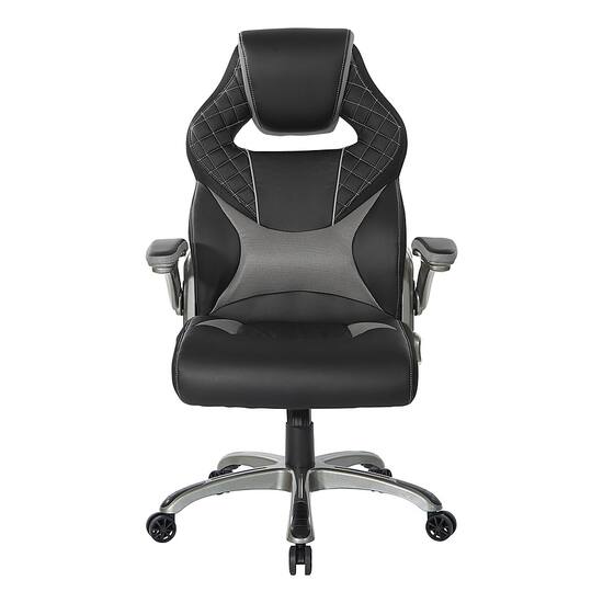 OSP Home Furnishings Oversite Gaming Chair in Faux Leather