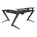 Alt View 11. OSP Home Furnishings - Avatar Battlestation L-Shape Gaming Desk with Carbon Top and Matte Black Legs - Black.