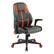 Angle. OSP Home Furnishings - Output Gaming Chair in Black Faux Leather with Controllable RGB LED Light piping. - Black / Red.