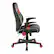 Left. OSP Home Furnishings - Output Gaming Chair in Black Faux Leather with Controllable RGB LED Light piping. - Black / Red.