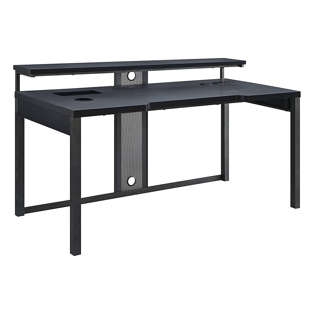 Angle. OSP Home Furnishings - Adaptor 63" Gaming Desk - Black.