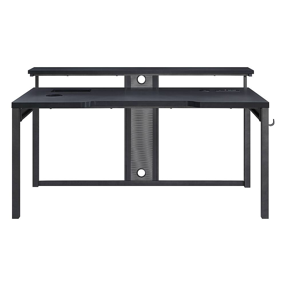 Front. OSP Home Furnishings - Adaptor 63" Gaming Desk - Black.