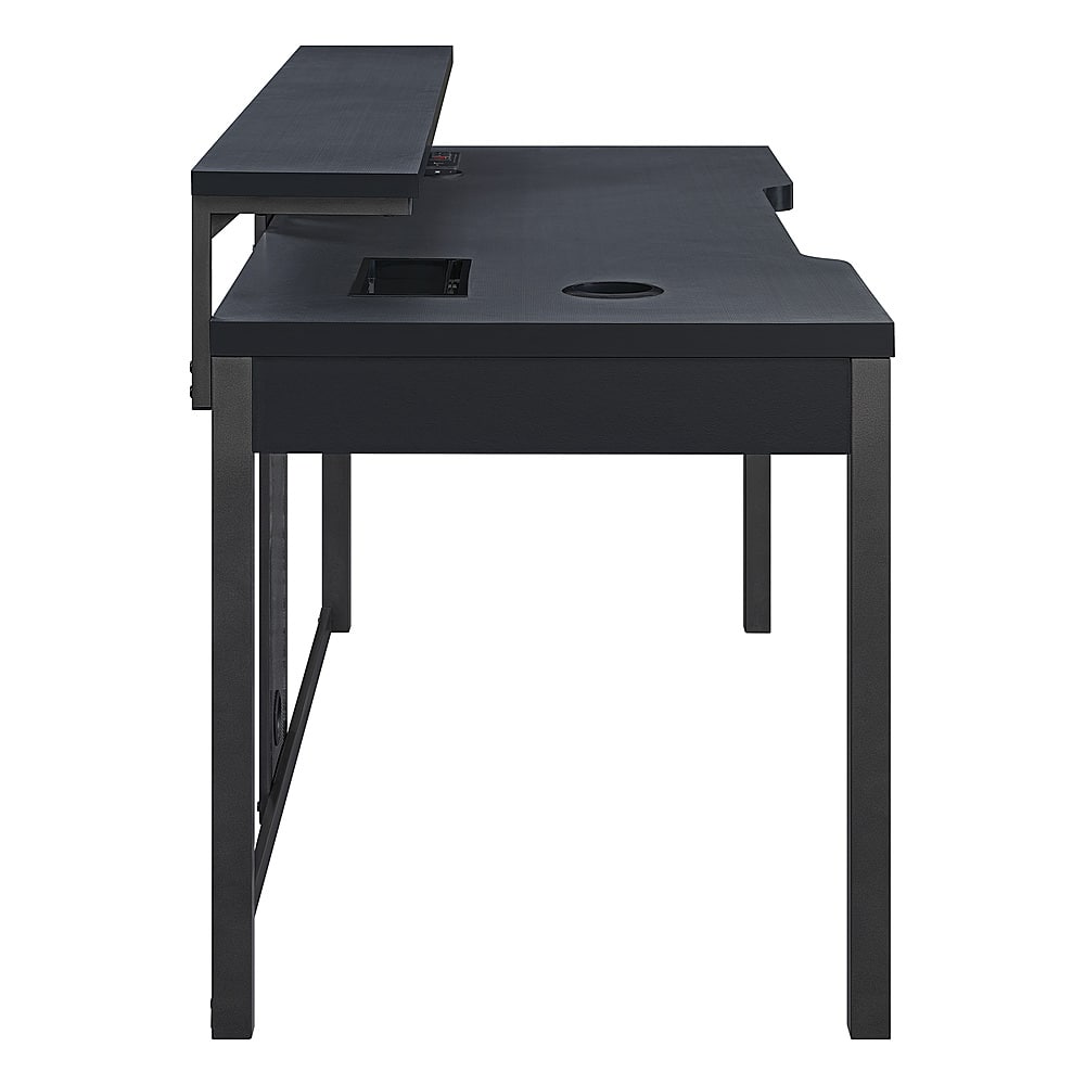 Left. OSP Home Furnishings - Adaptor 63" Gaming Desk - Black.