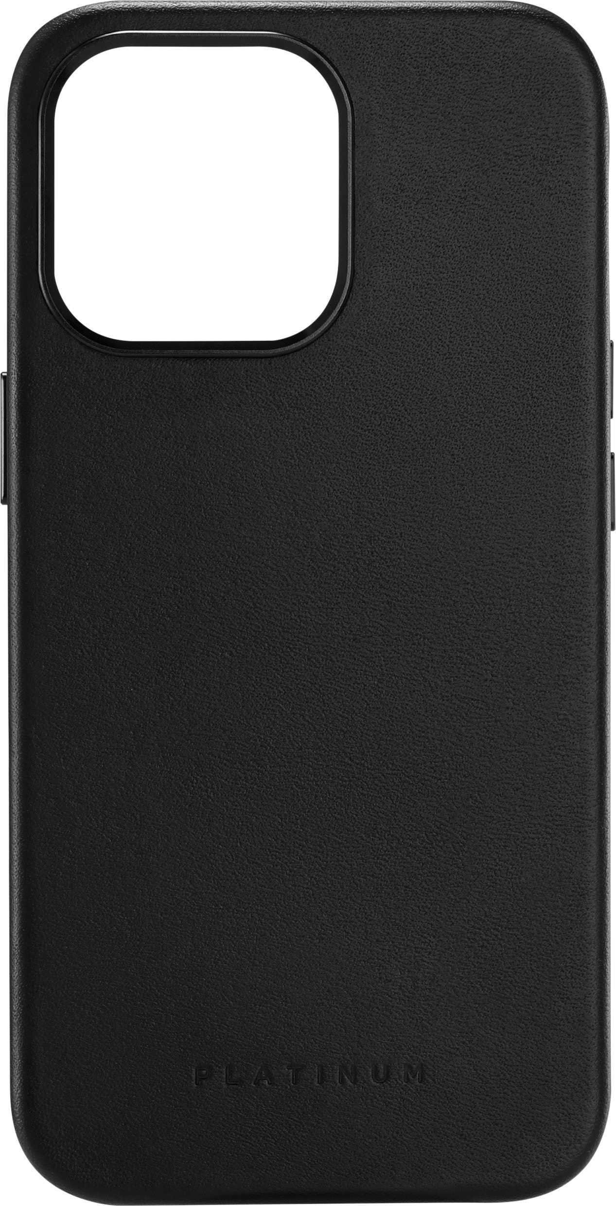Platinum™ Horween Leather Case for iPhone 13 Pro Black PT-PRO13HLBL Best