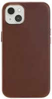 Platinum™ - Horween Leather Case for iPhone 13 - Bourbon - Front_Zoom