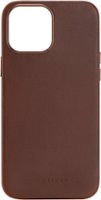 Platinum™ - Horween Leather Case for iPhone 13 Pro Max and iPhone 12 Pro Max - Bourbon - Front_Zoom