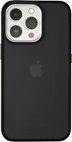 Insignia™ - Hard Shell Case for iPhone 13 Pro - Semi-Clear Black - Front_Zoom