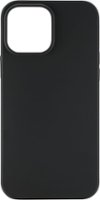 Best Buy essentials™ - Liquid Silicone Case with MagSafe for iPhone 13 Pro Max and iPhone 12 Pro Max - Black - Front_Zoom