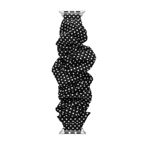 Kate Spade New York 38/40mm band for Apple Watch® - Black and White Polka Dot Fabric