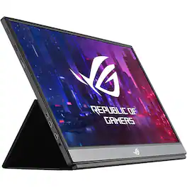 ASUS - ROG Strix XG17AHPE Widscreen Gaming LCD Monitor - Black