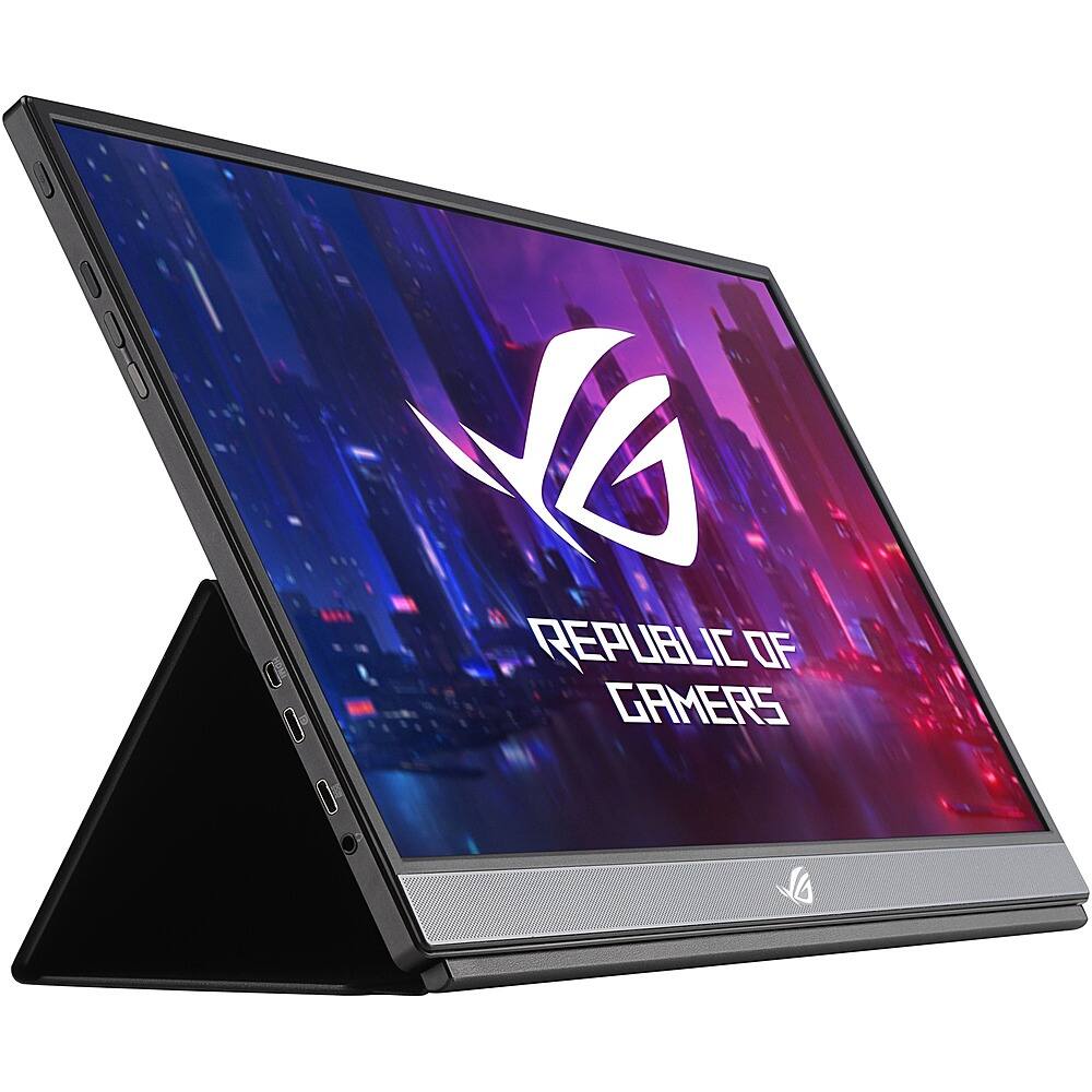ASUS - ROG Strix XG17AHPE Widscreen Gaming LCD Monitor - Black