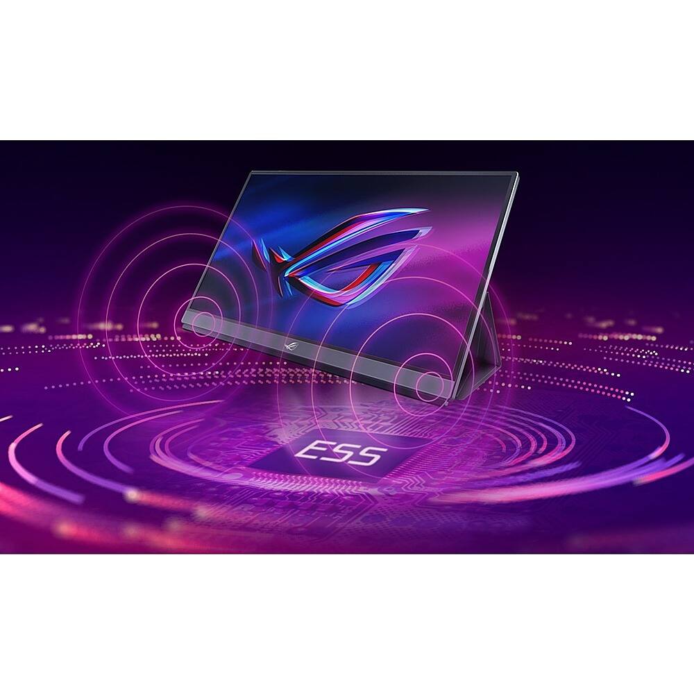 Alt View 19. ASUS - Asus ROG Strix XG17AHPE Widscreen Gaming LCD Monitor - Black - Black.