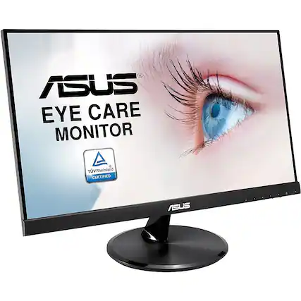 Front. ASUS - Asus VP229Q Widescreen LCD Monitor - Black - Black.
