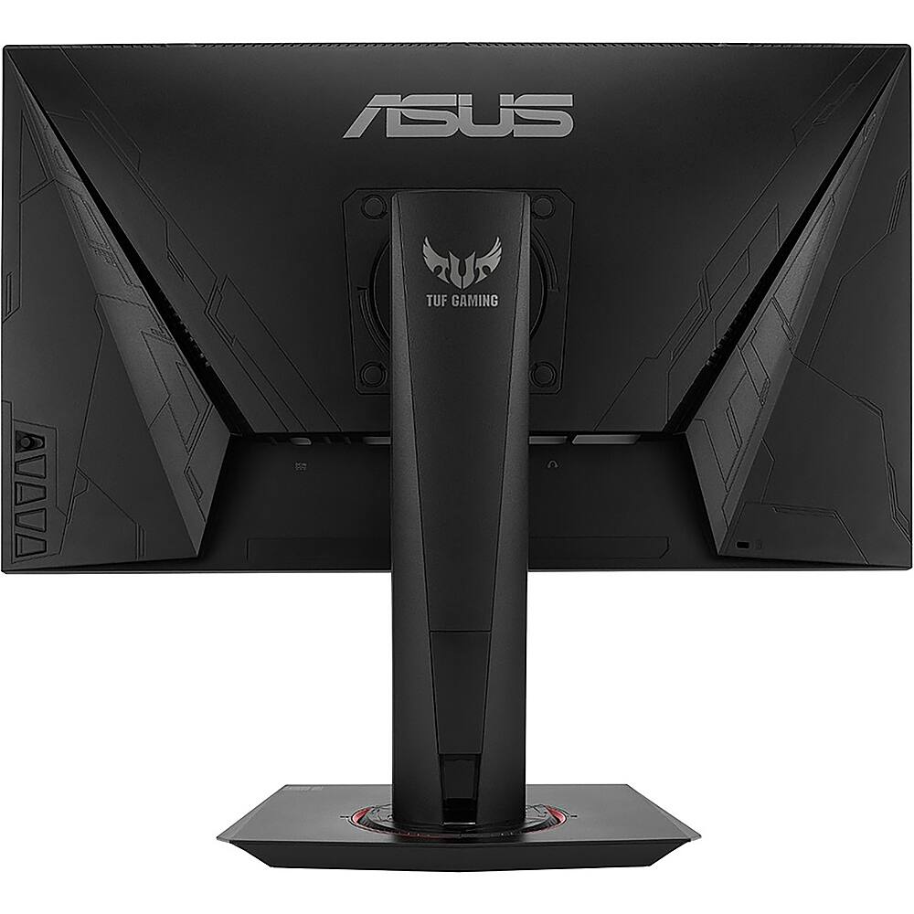 Back View: ASUS - TUF Gaming 24.5" Full HD 1080p LCD Gaming Monitor (HDMI, DisplayPort) - Black