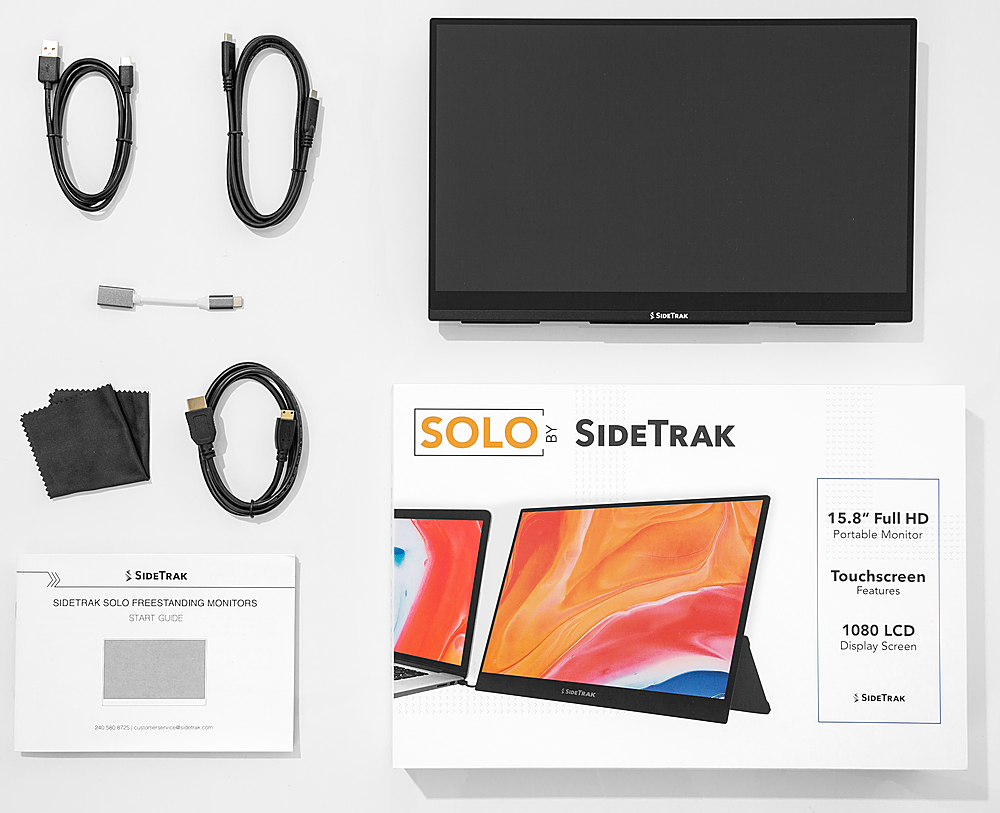 SideTrak Solo Pro Touchscreen Freestanding Portable 15.8