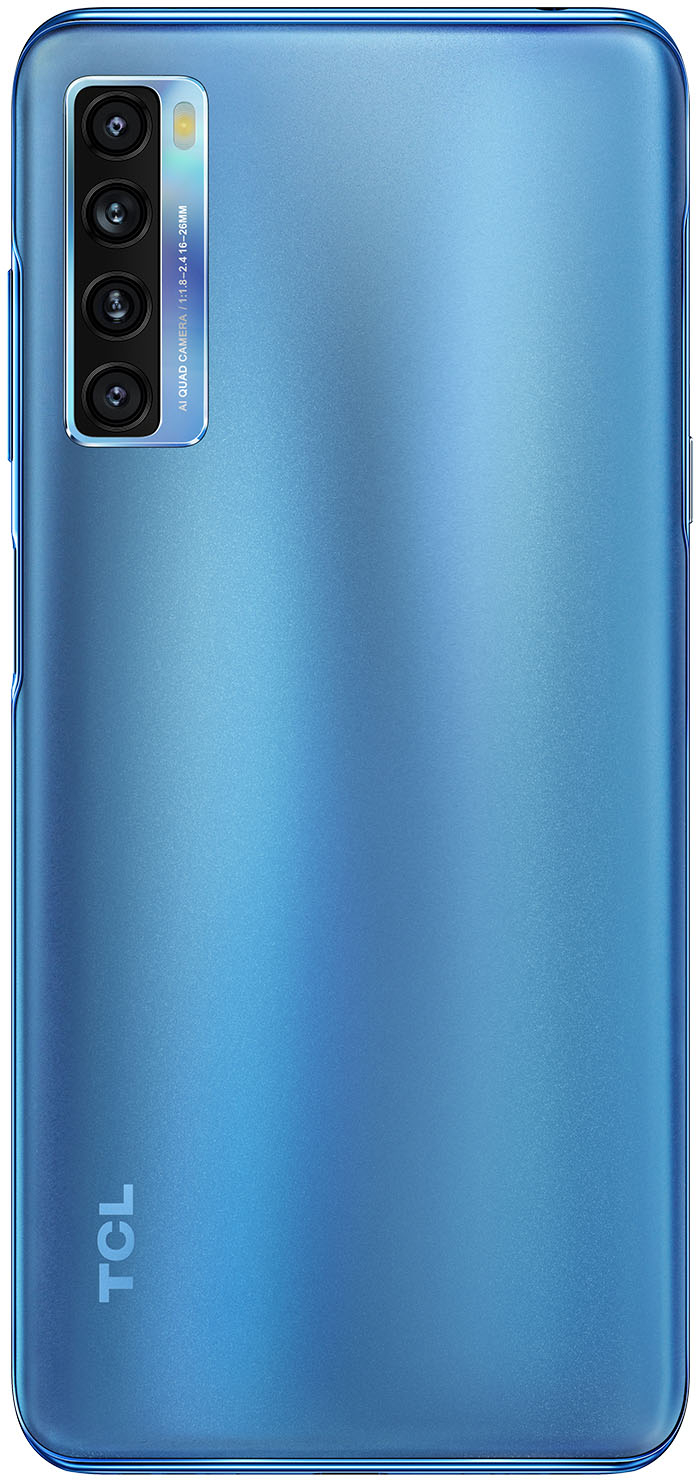 Back View: TCL 20S - North Star Blue (Unlocked)