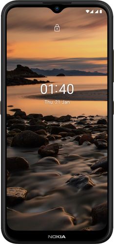 Nokia - 1.4 TA-1323 32GB Dual SIM GSM Unlocked Android Smartphone - Charcoal