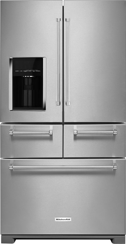 KitchenAid 25.8 Cu. Ft. 5-Door French Door Refrigerator Stainless ...