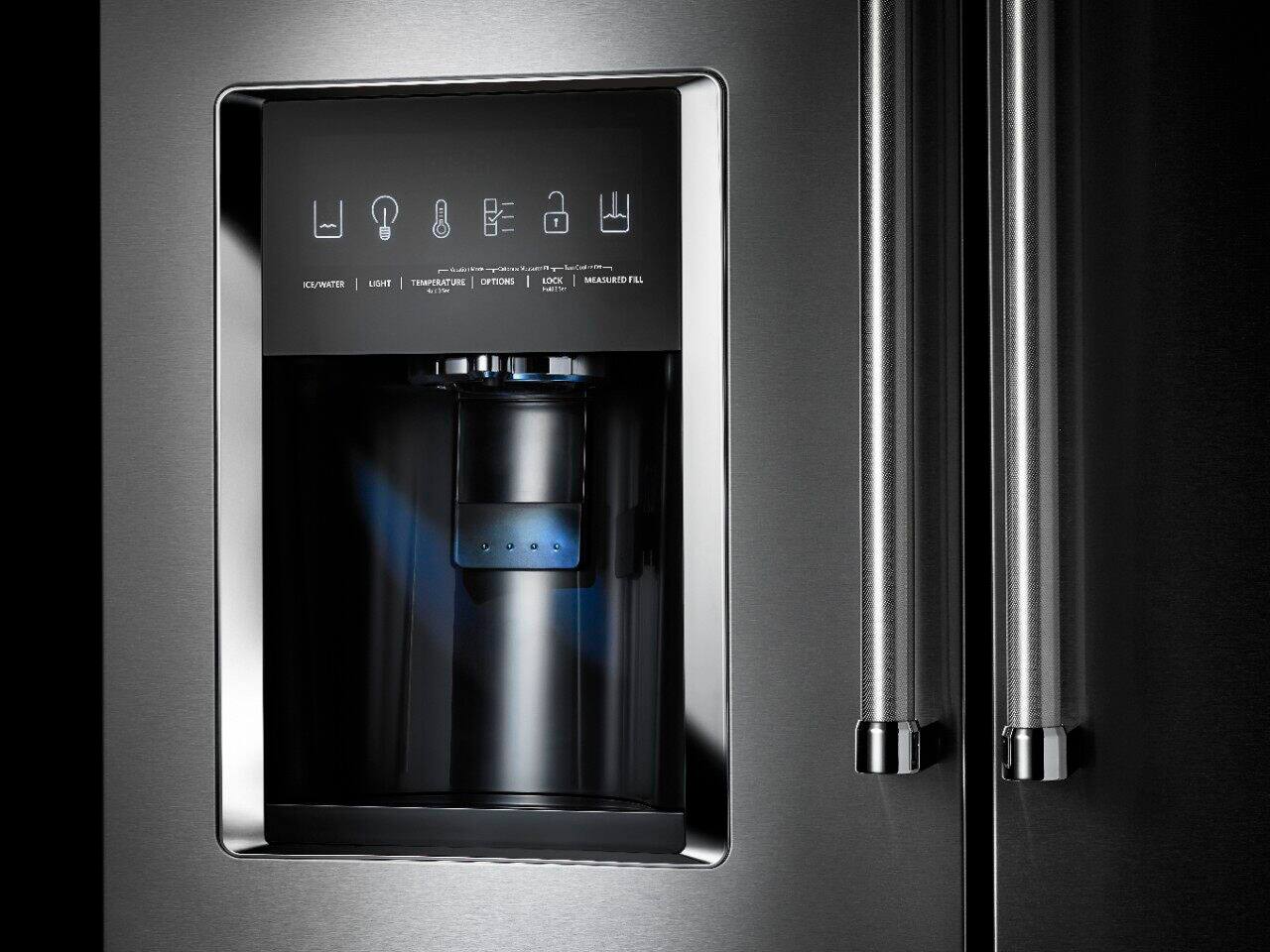 Alt View 11. KitchenAid - 25.8 Cu. Ft. 5-Door French Door Refrigerator - Stainless steel.