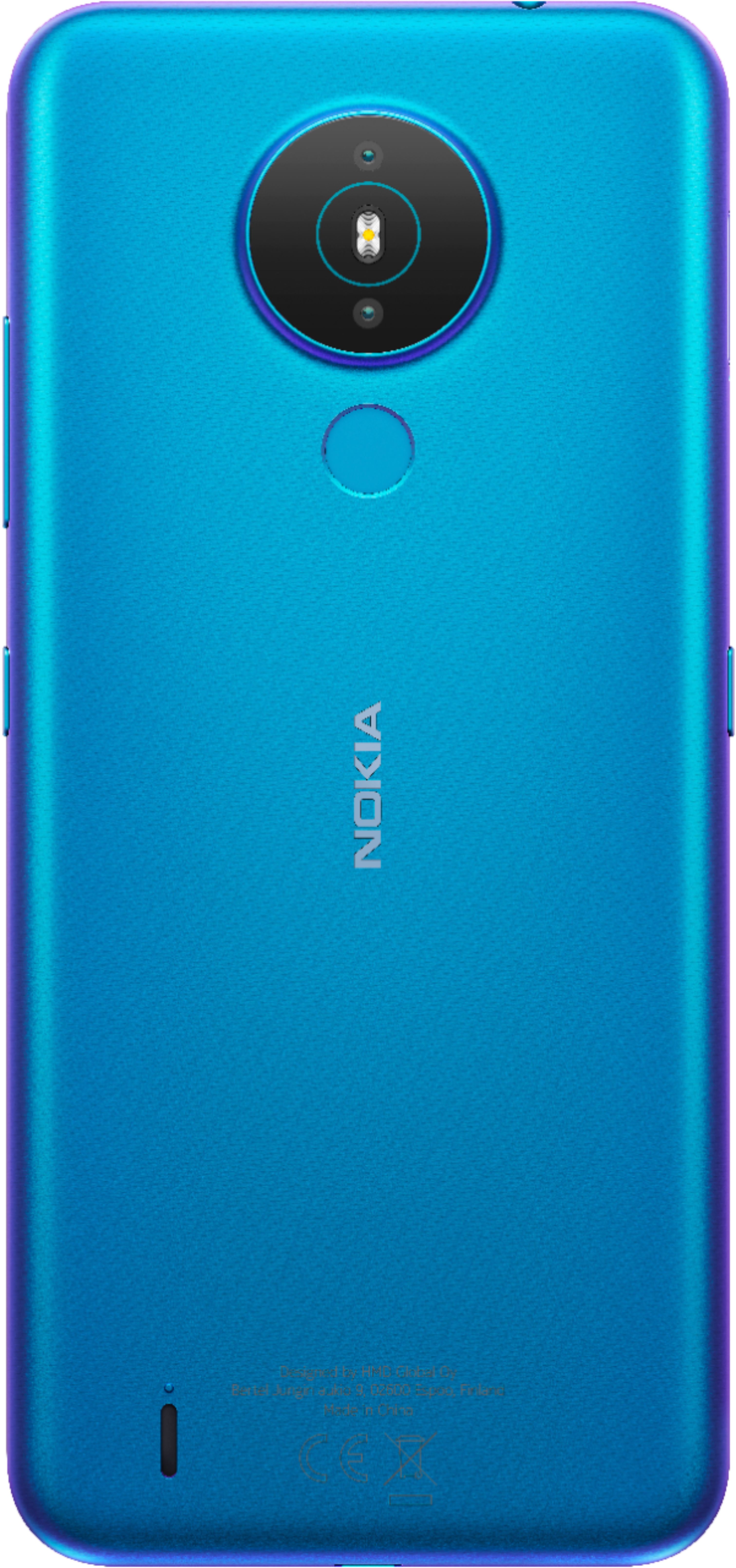 Angle View: Nokia - 1.4 TA-1323 32GB Dual SIM GSM Unlocked Android Smartphone - Fjord