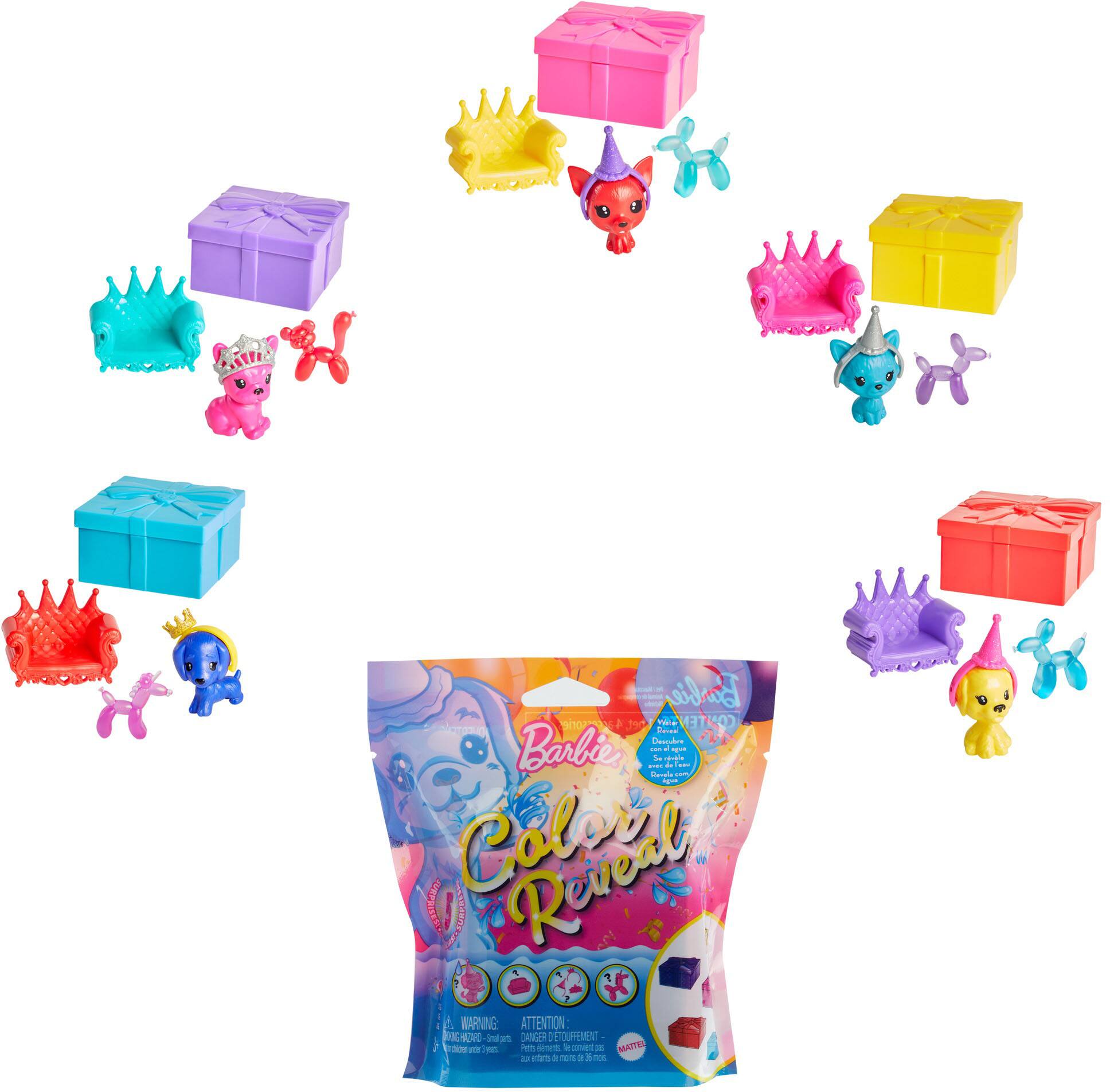 Barbie Barbie Color Reveal Pet Styles May Vary - Best Buy