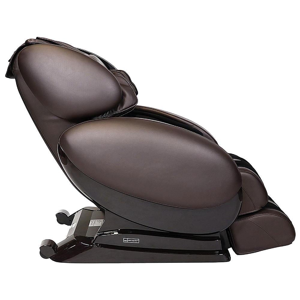 Left View: Infinity - IT-8500 PLUS Massage Chair - Brown