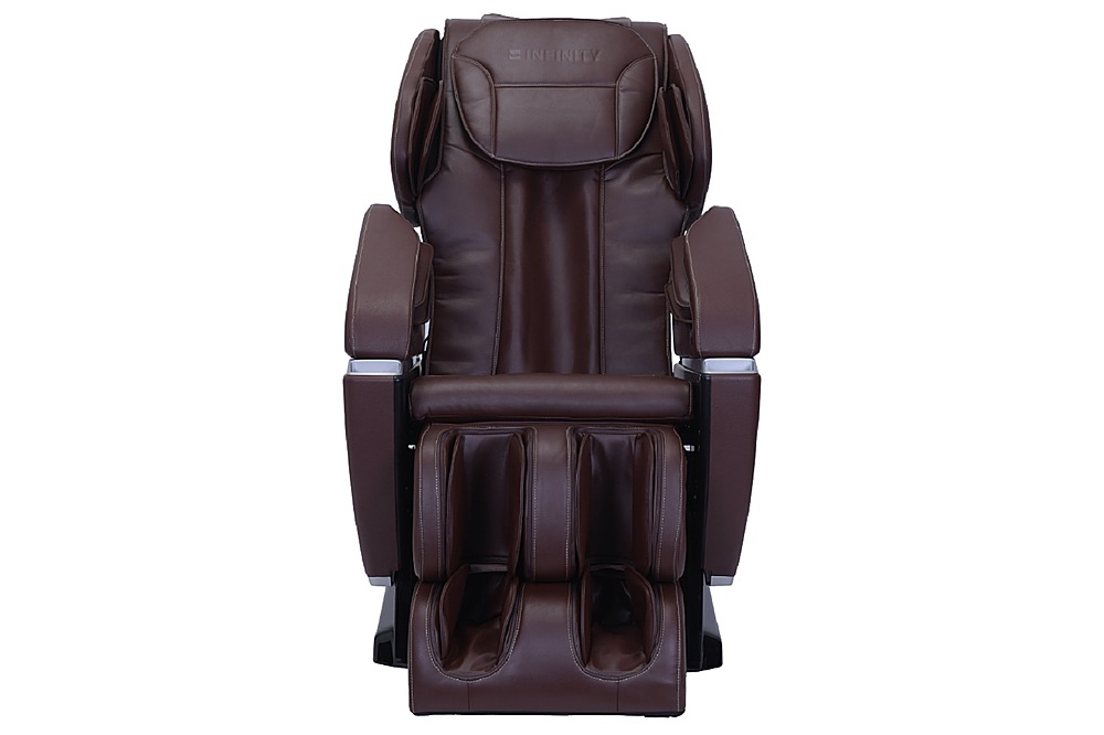 Angle View: Infinity - Prelude Massage Chair - Brown
