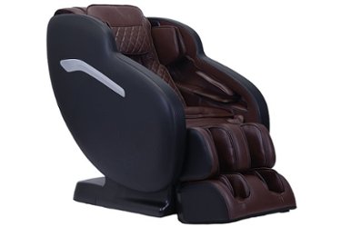 Infinity - Aura Massage Chair - Brown/Black - Front_Zoom
