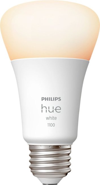 Philips - Hue A19 Bluetooth 75W Smart LED Bulb - White_1